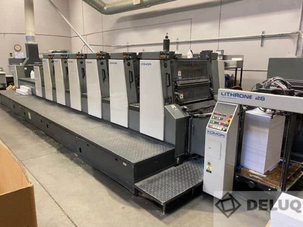 Komori- 6 color used offset printer