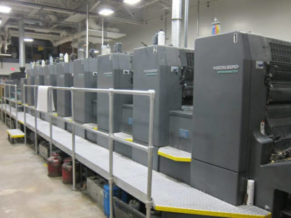 1996 Heidelberg 8 Colour 102CD-LX with coater and UV - Image 6