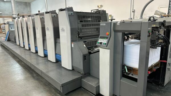 2006 RYOBI 756XL-E Used Offset 6 Color commercial printer (Feb24) - Image 2