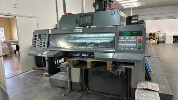 2006 RYOBI 756XL-E Used Offset 6 Color commercial printer (Feb24)